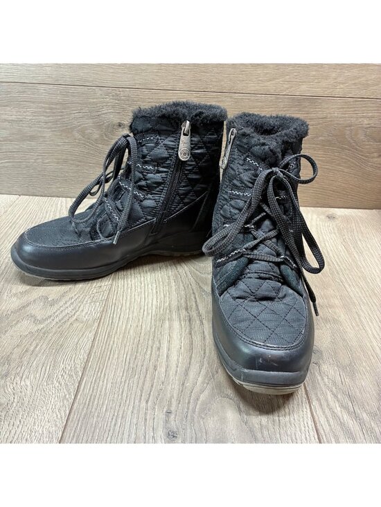 Blondo Sport Shoes - Blondo Sport Women’s Waterproof Quilted Winter Boots Black Fur Lined Size 8M